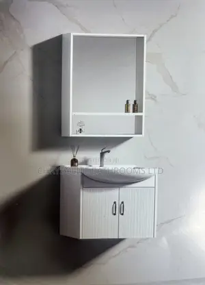 Floating Vanity All White Cabinet