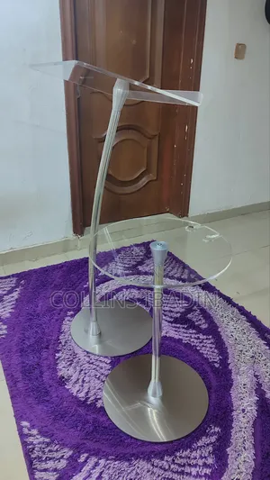 Single Pole Acrylic Pulpit