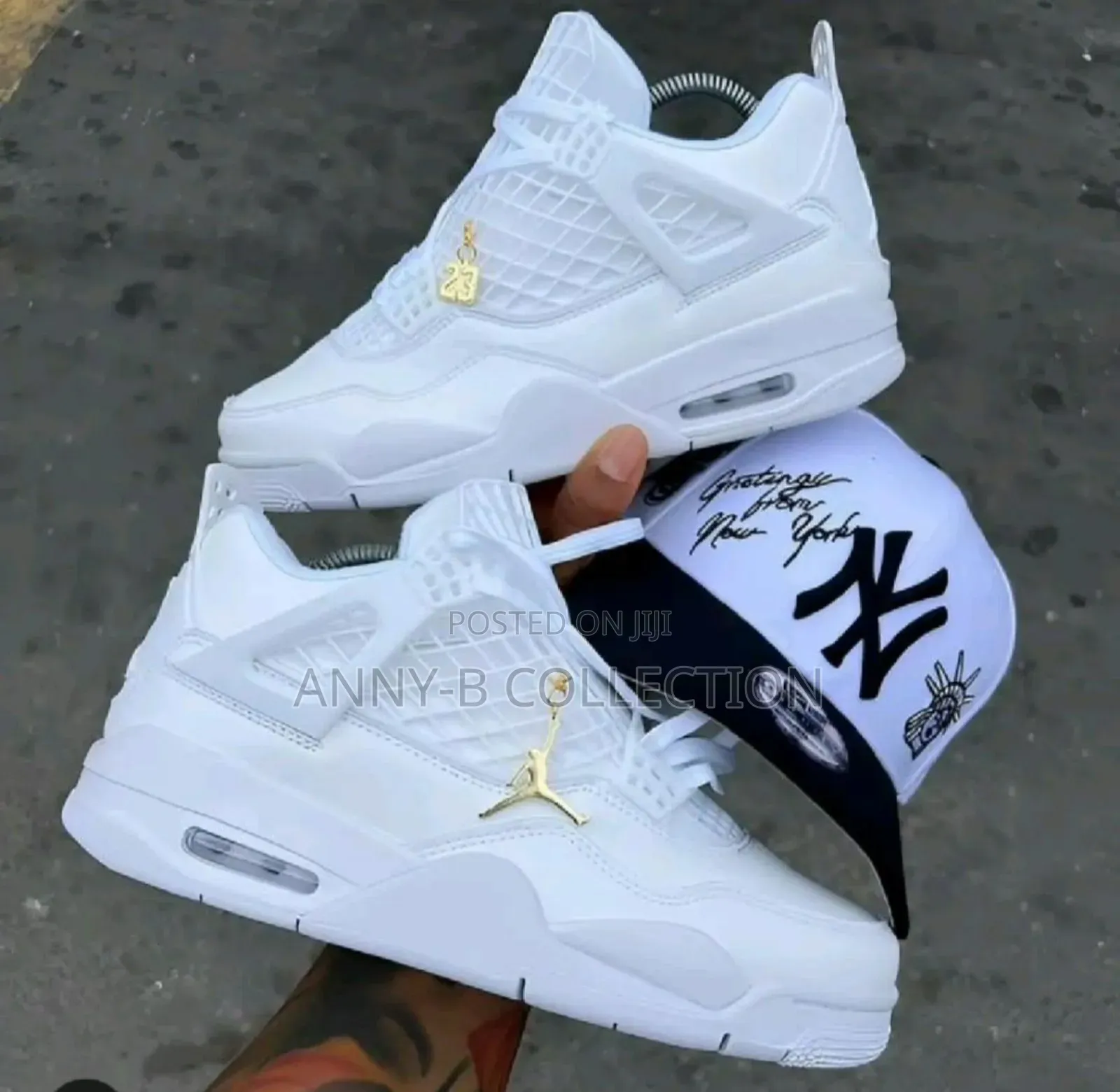 New White Jordan Sneakers