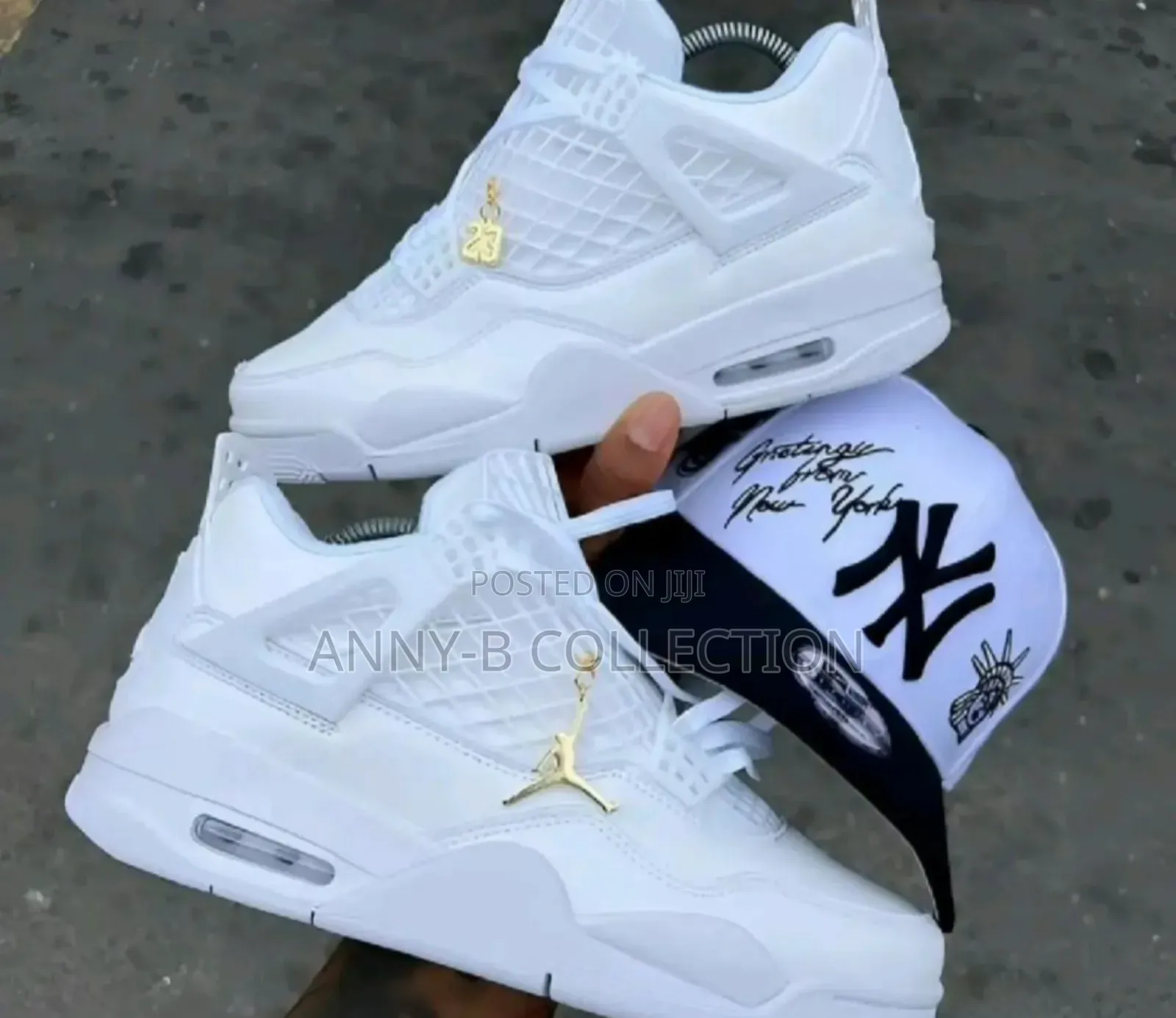 New White Jordan Sneakers