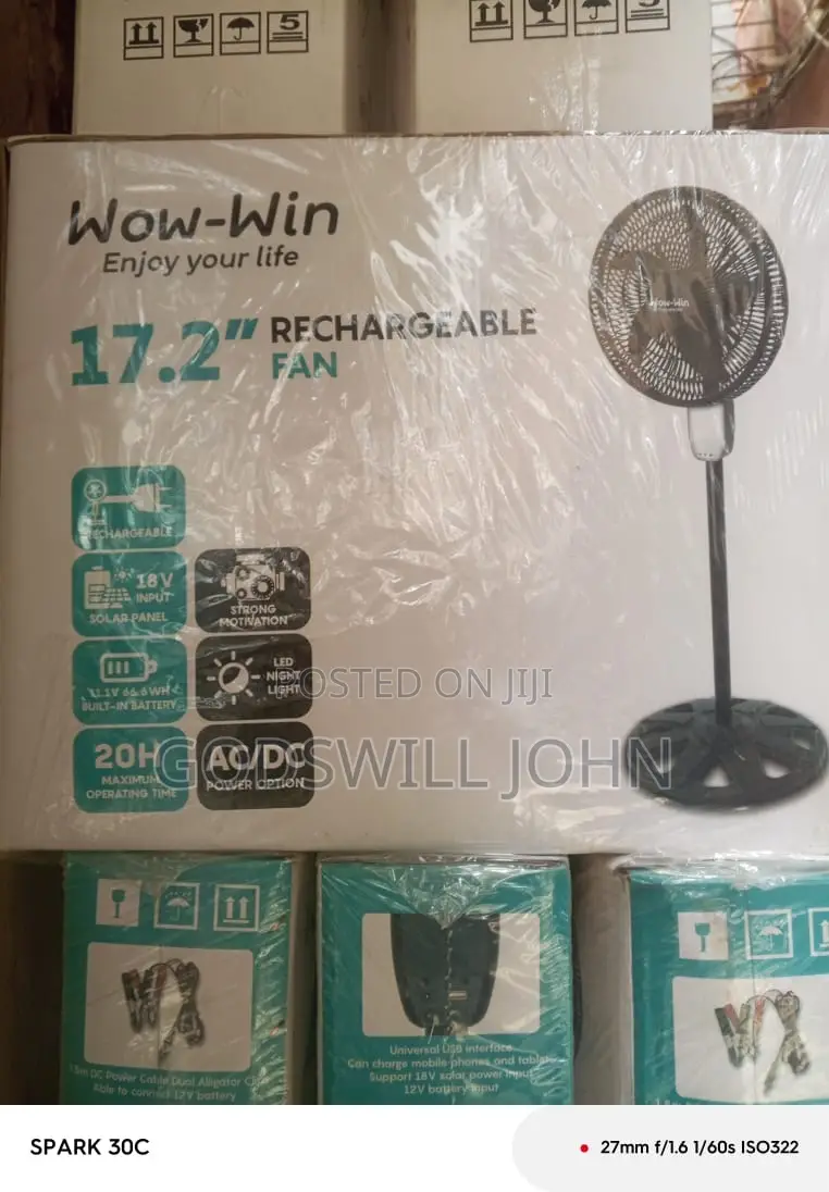 Wow Win Rechargeable Fan