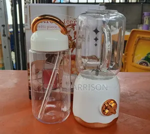 Portable 2 in 1 Double Mini Rechargeable Retro Blender