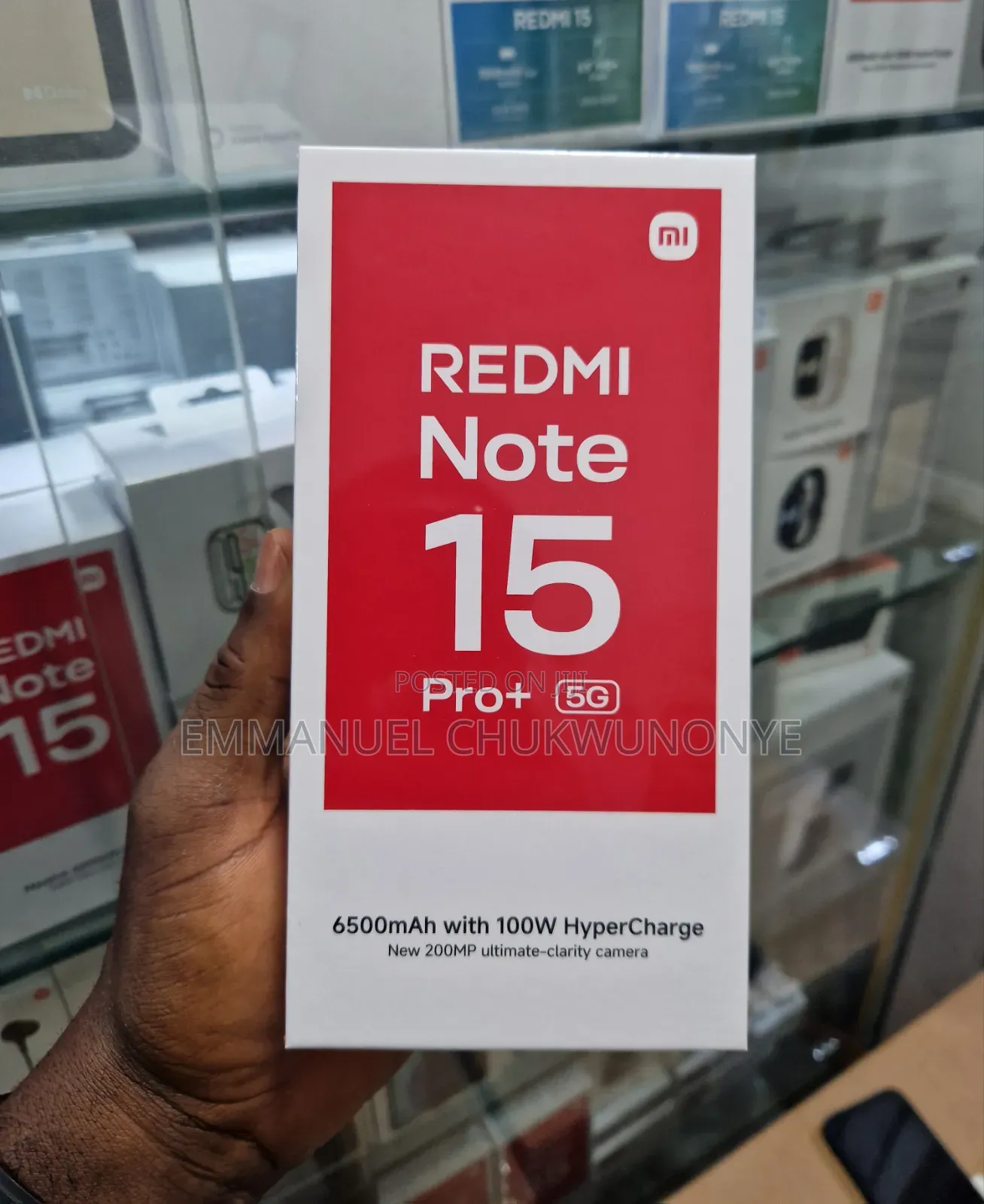 New Xiaomi Redmi Note 15 Pro+ 256 GB Black