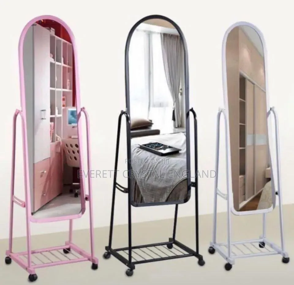 Mirror With Shoe Rack,Free Standing