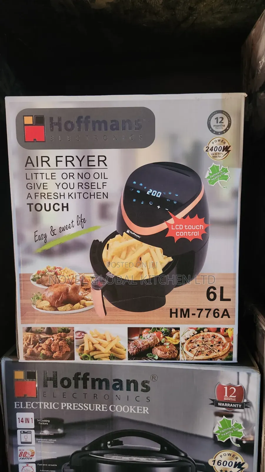 6.0l Capacity Hoffmans Digital Airfryer