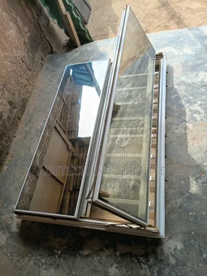 Top-Notch Aluminium Frameless Transom Window With Net and Burglary