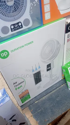 Dp Rechargeable Solar Fan