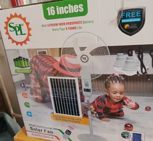 SPL Solar Stand Fan 16 Inches
