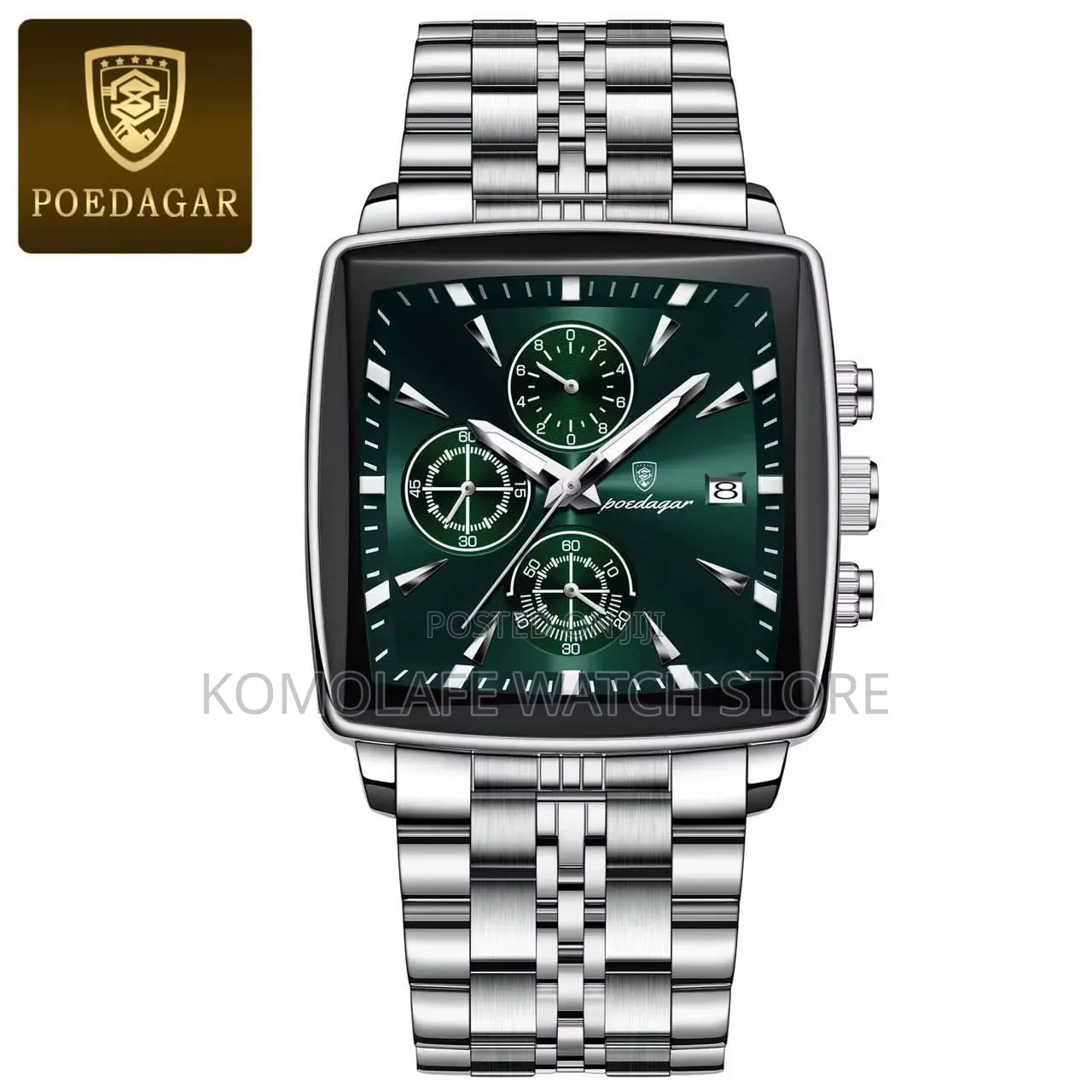 Poedagar Chronograph Square Design