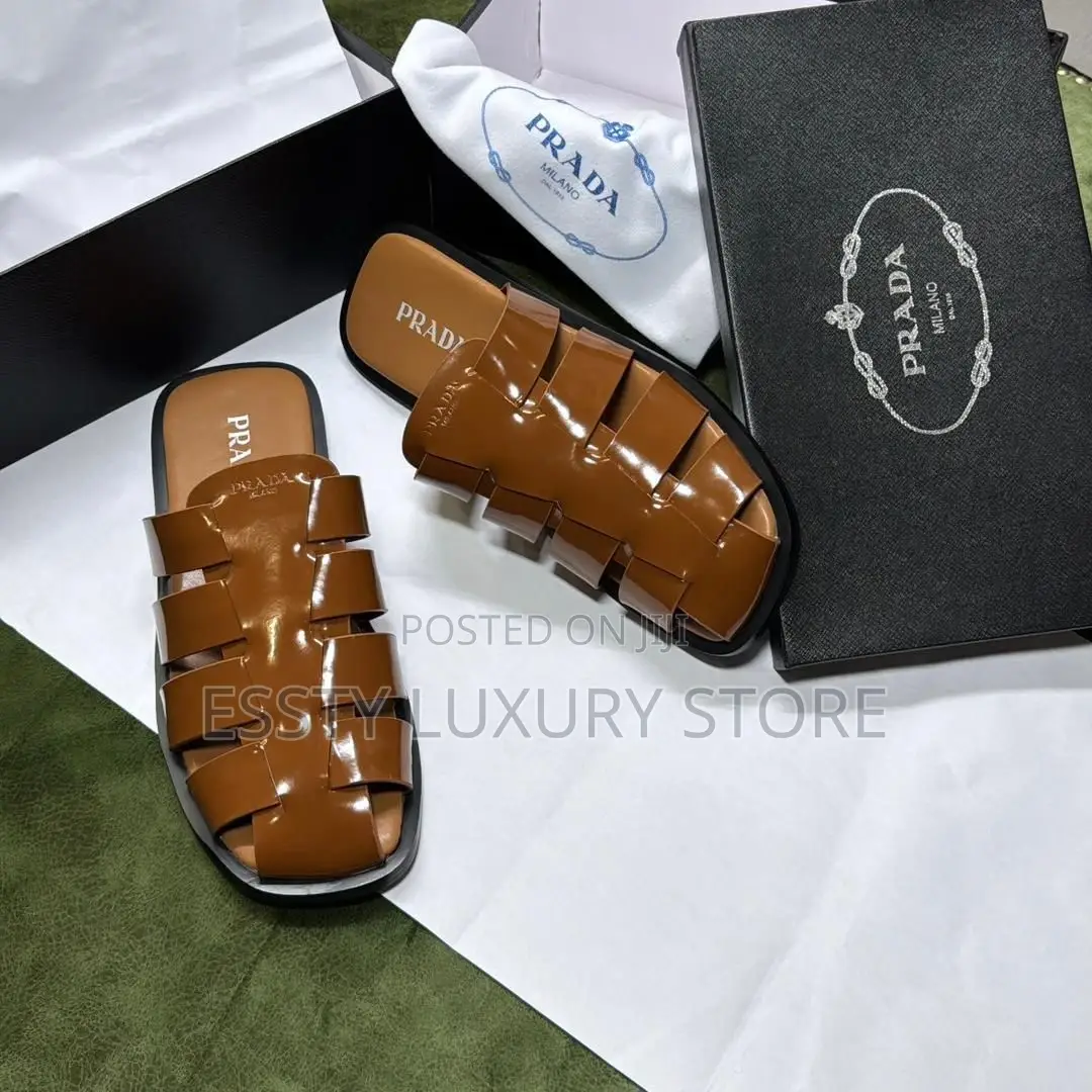 High Quality Luxury Prada Slide