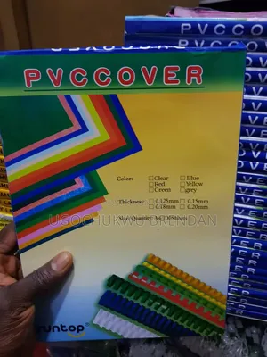 PVC Cover Front and Back Paper