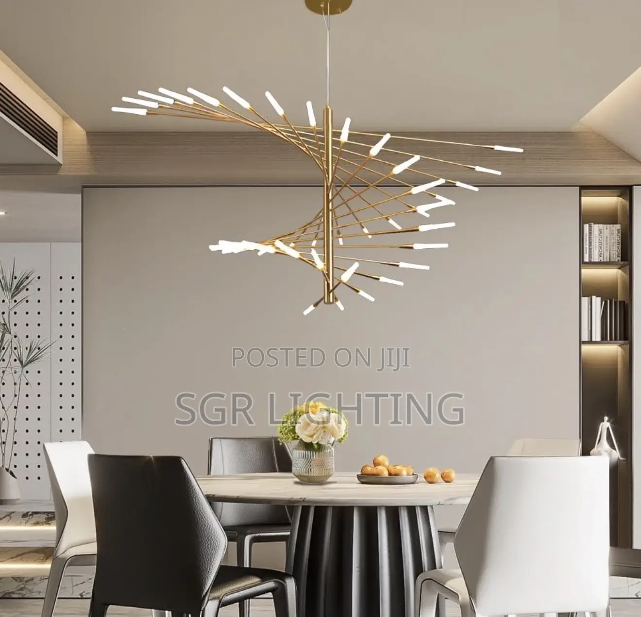 Nordic Villa Duplex Led Chandelier