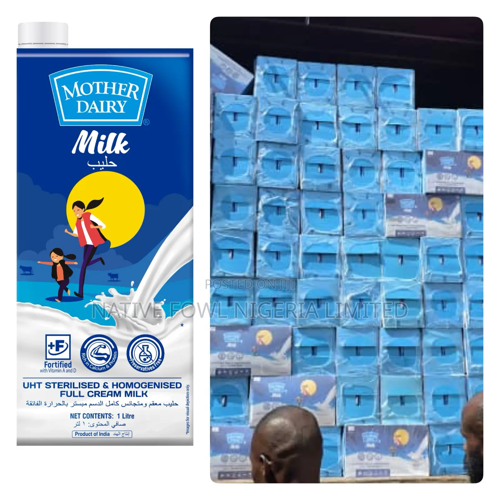 Uht Full Cream Milk 1 Liter