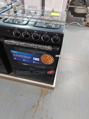 Midea 50*50 Standing Gas Cooker 4 Burner With Oven and Grill