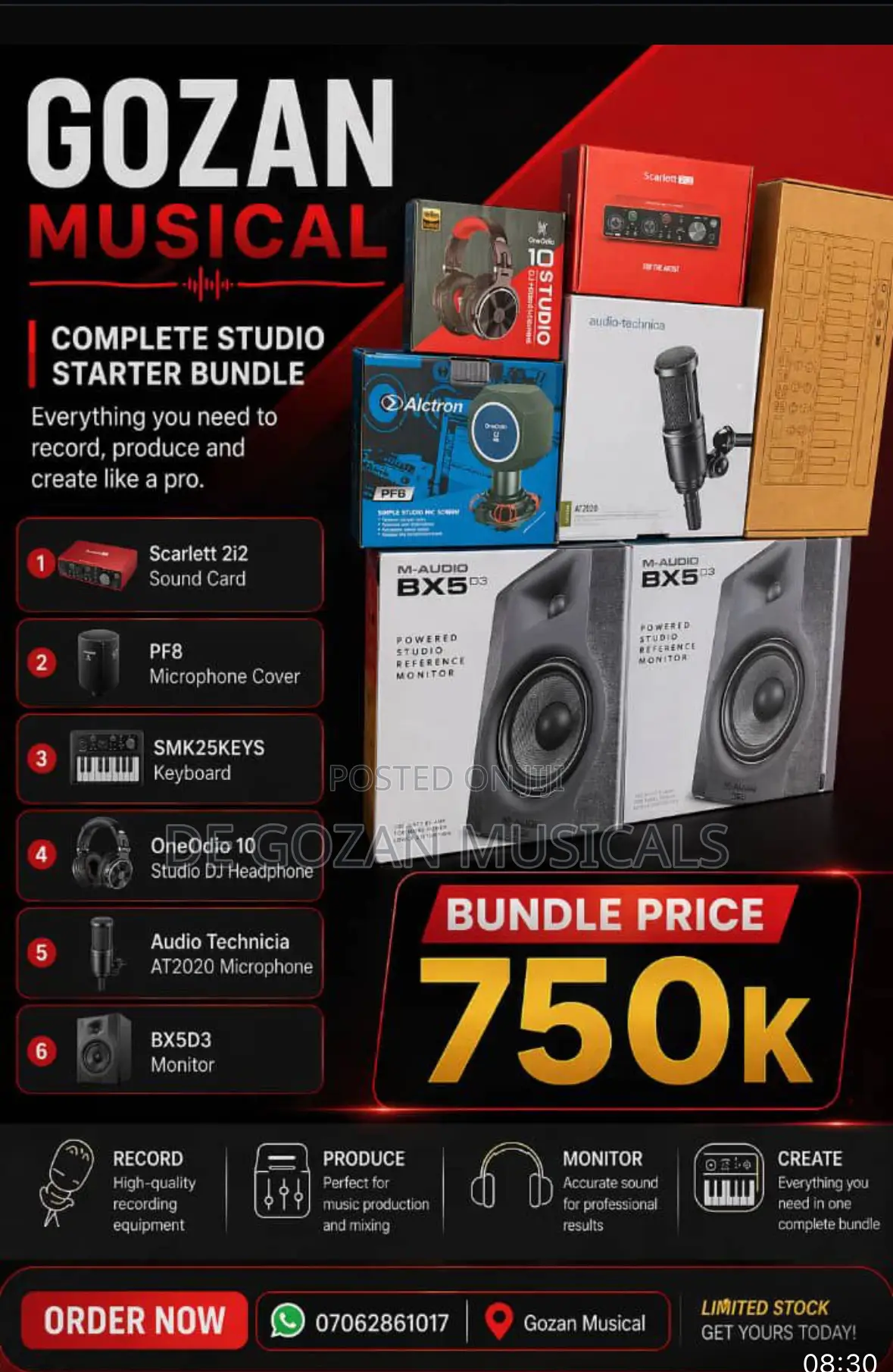 Standard Studio Package Bundle