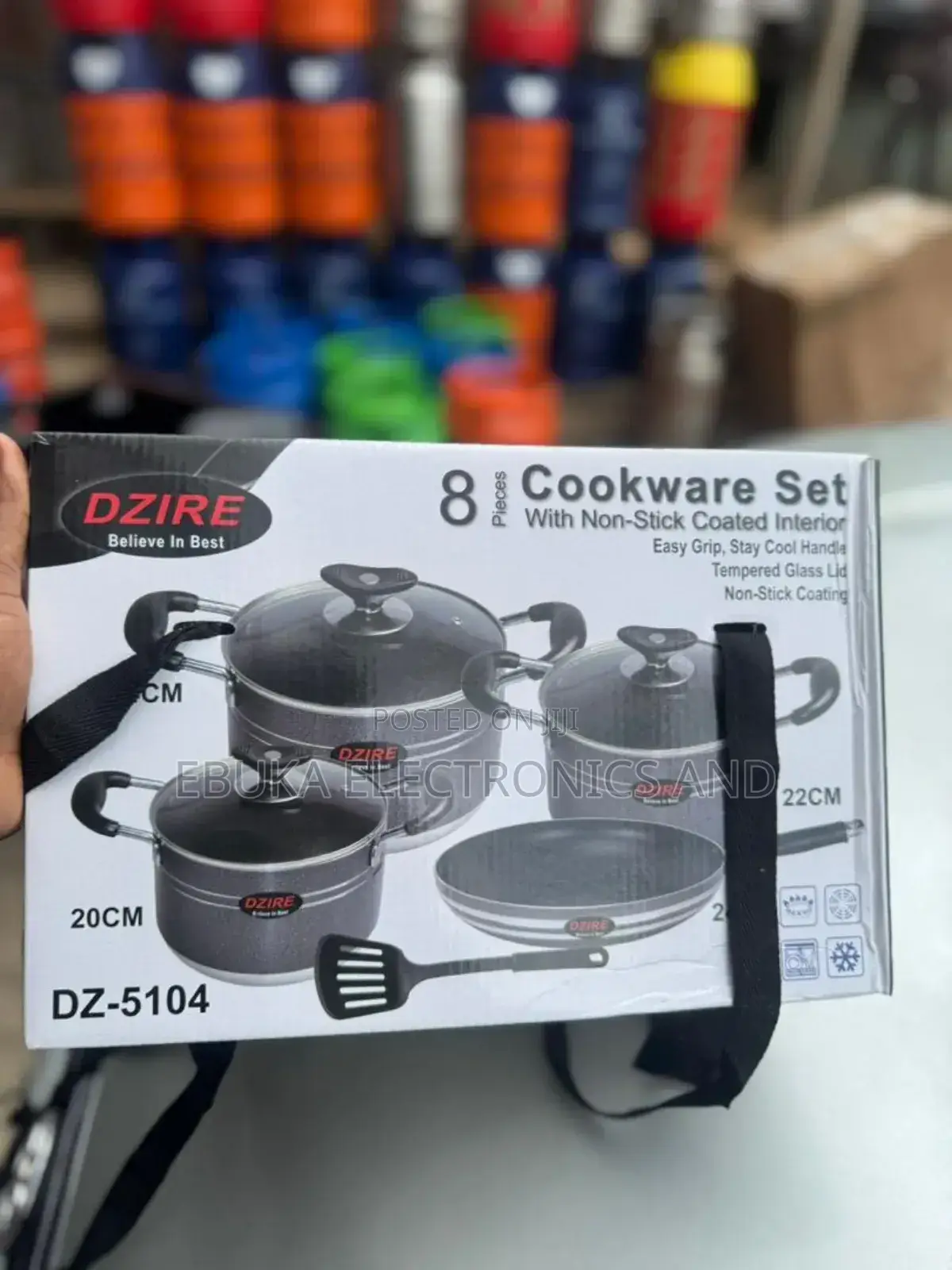 8pcs Dzire Non Stick Pot Set Is Available