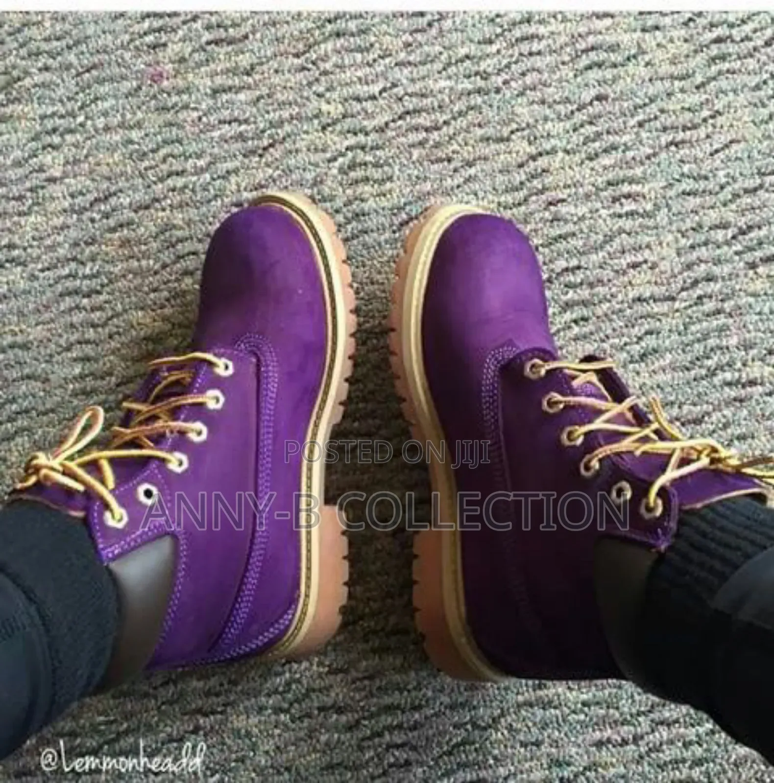 Purple Timberland Boots