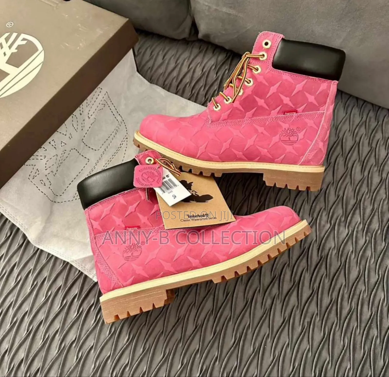 Pink Timberland Boots