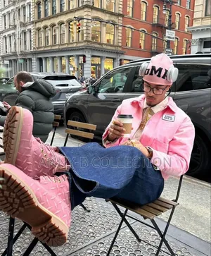 Pink Timberland Boots