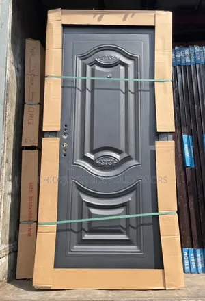 4ft Black Noble Steel Security Door.