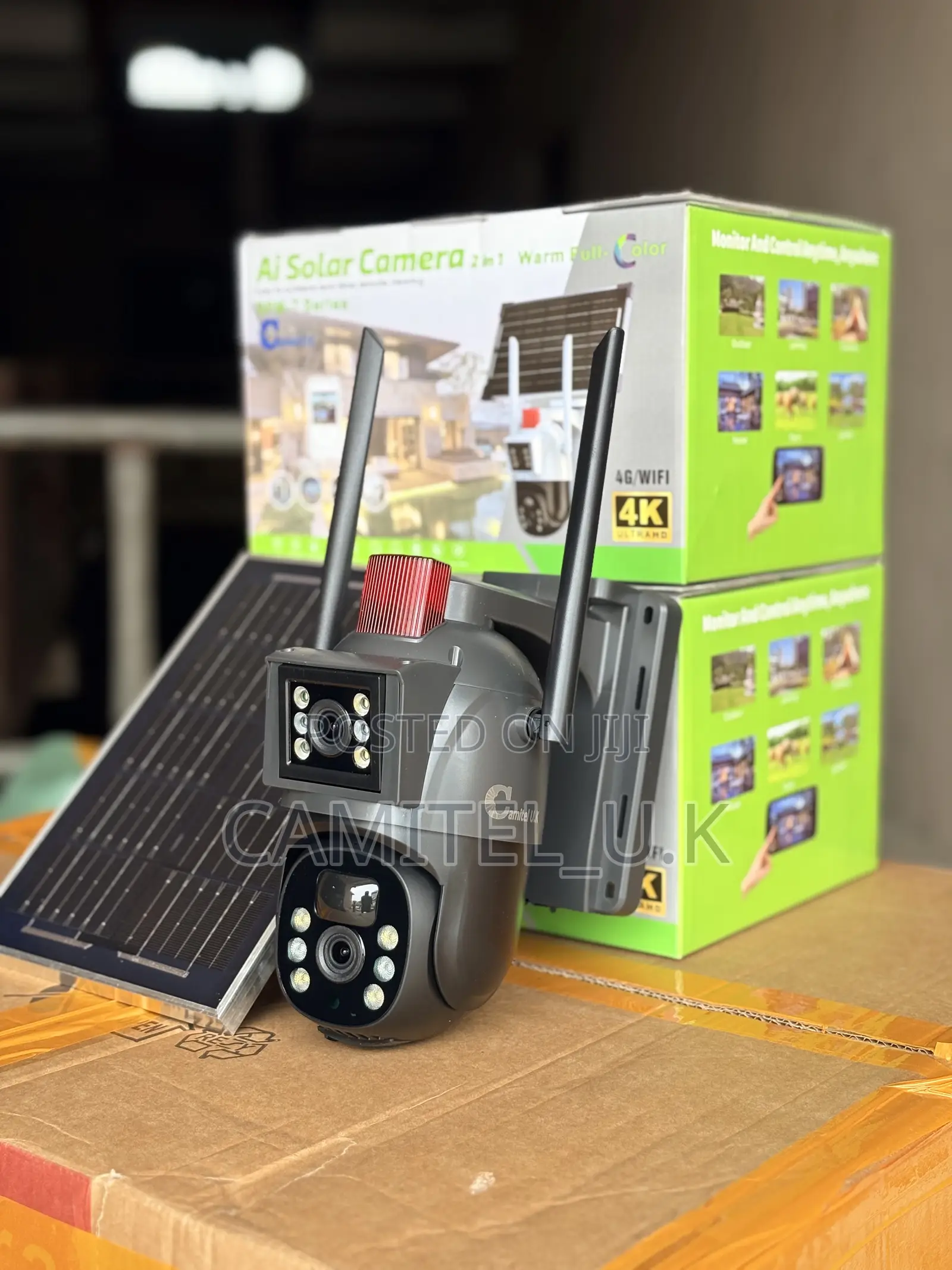 Eseecloud Dual Lens Solar PTZ Security Camera