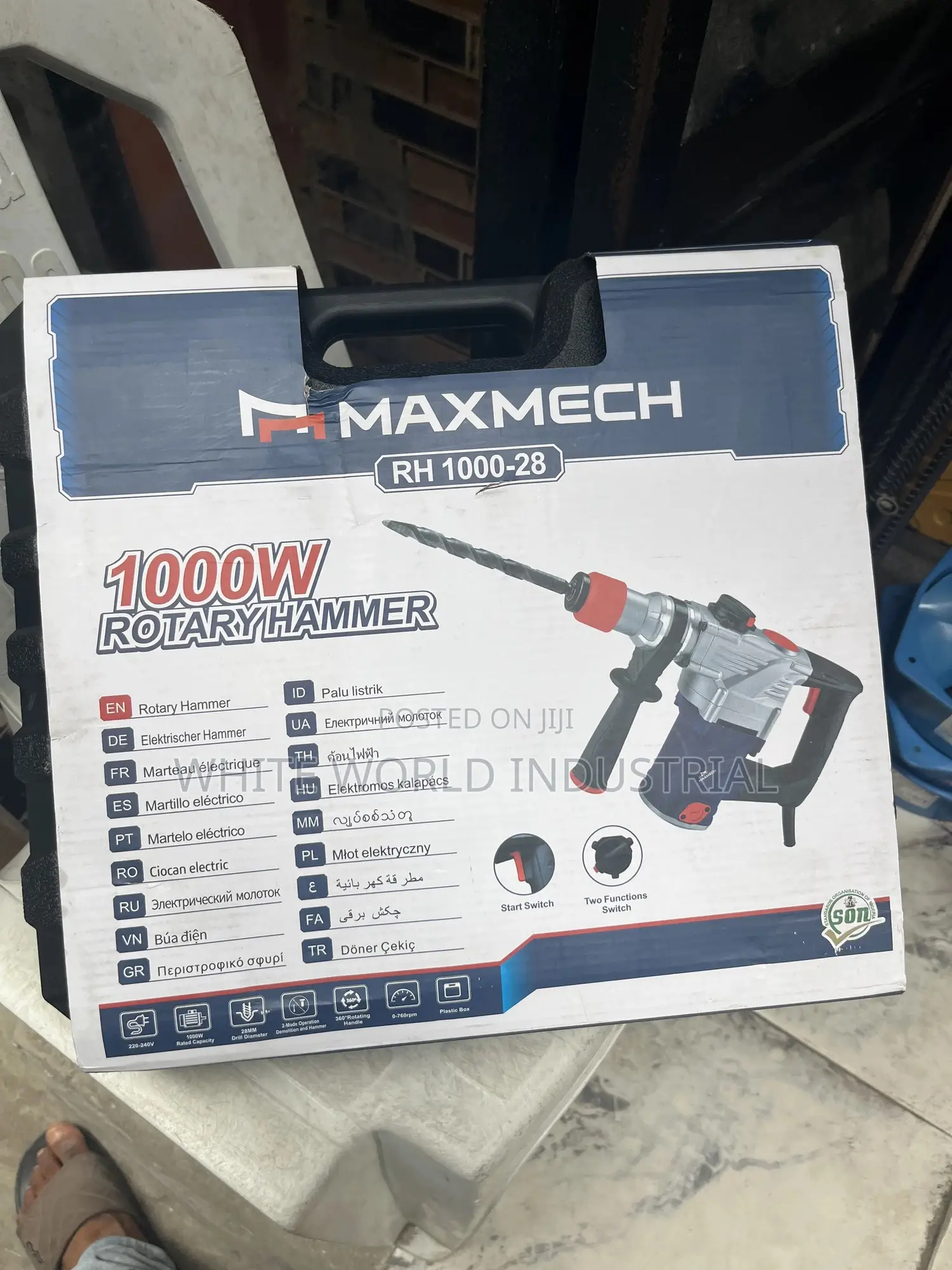 Maxmech Rotary Hammer, Model Rh 1000-28