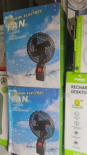 Lithium Rechargeable Table Fan