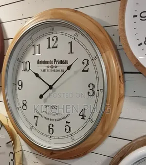 80cm Wood Frame Wall Clock (Ea2304)