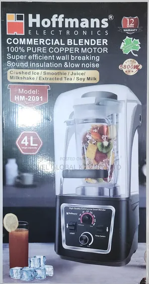 4.0l Hoffmans Commercial Sound Insulation Blender