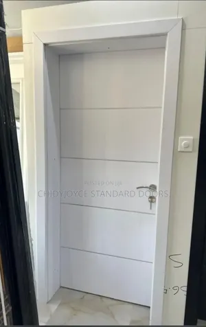4ft Modern HDF Turkish White Flush Interior Door