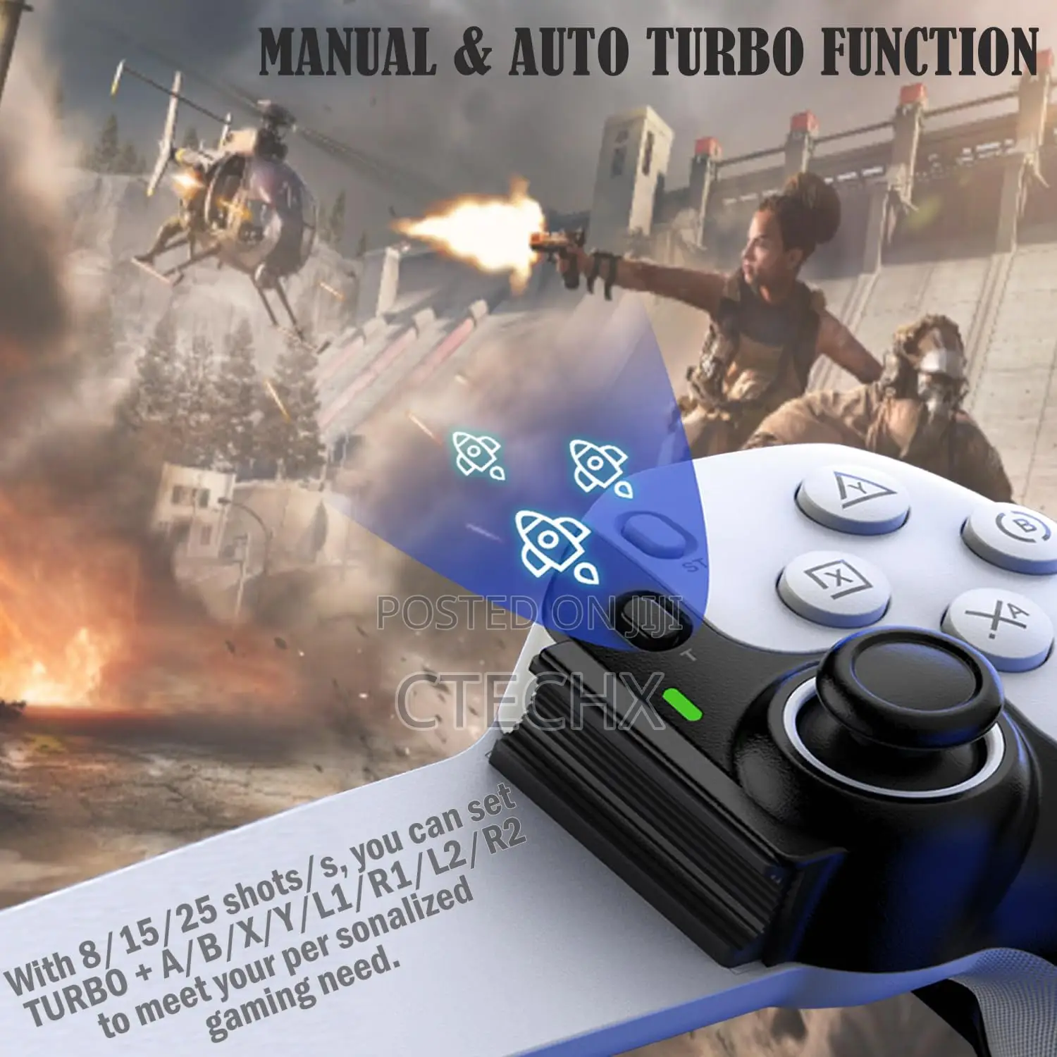 Mobile Cloud Gaming Controller for iPhone 15/14, iPad, Tablet, Android