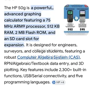 Hp 50g Graphing Calculator
