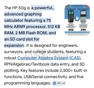 Hp 50g Graphing Calculator