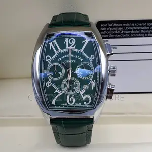 Franck Muller Quality Luxury Genuine Leather Wristwatch
