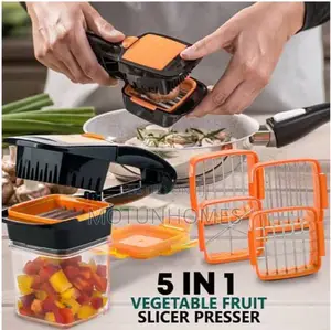 5in1 Nicer Dicer Quick Fruit Vegetable Cutter Set