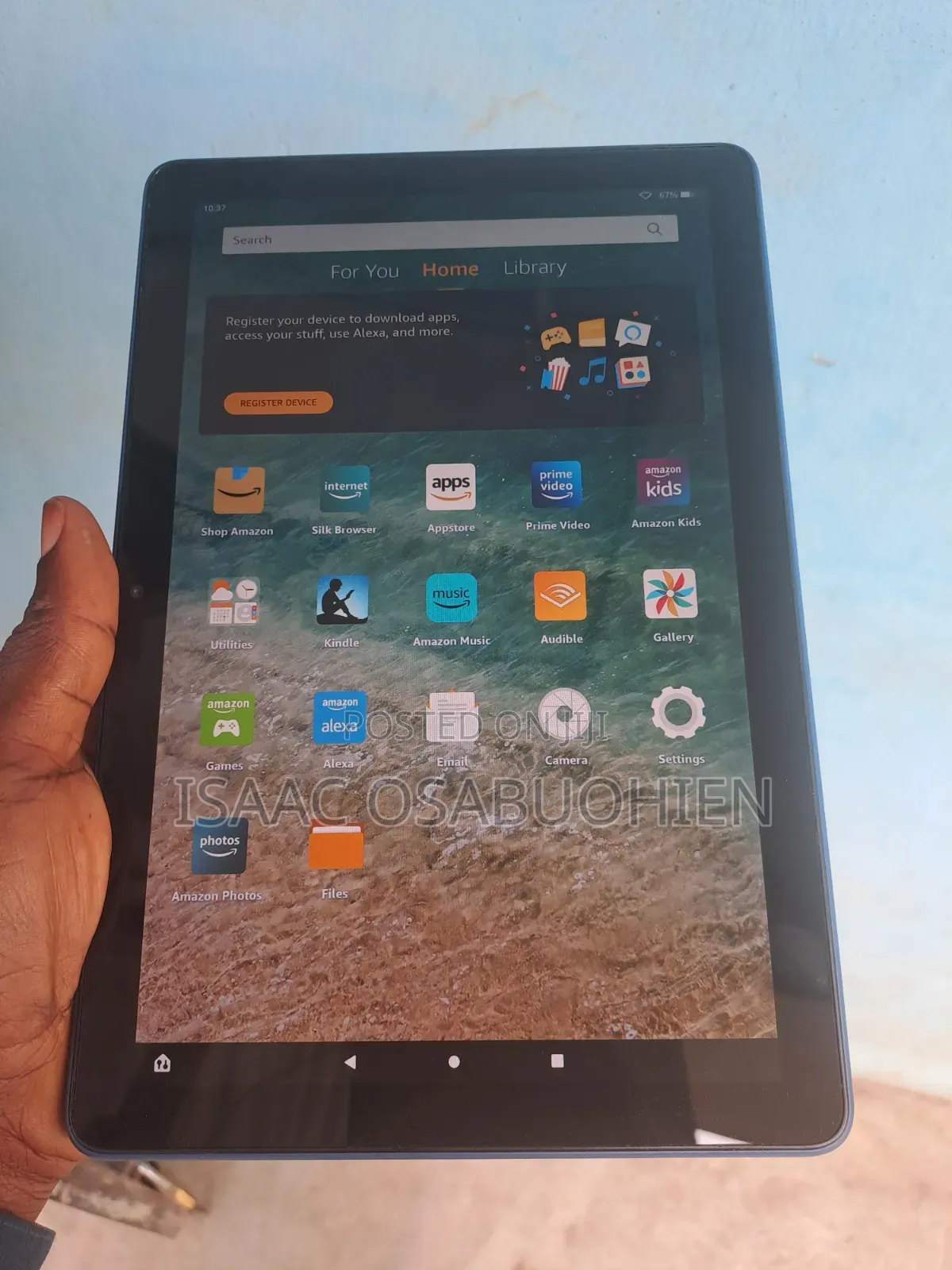 Amazon Fire HD 10 (2021) 32 GB Black