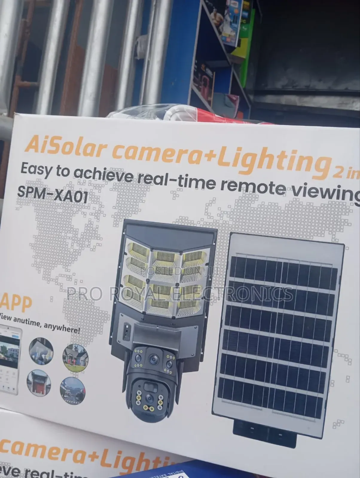 Aisolar CCTV Camera+Lighting