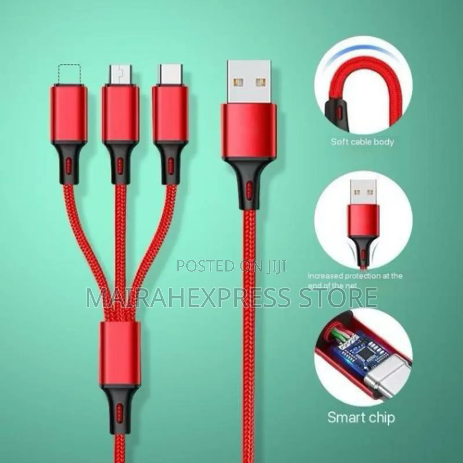 3 in 1 Cable 
Fast Data Cable 
2st7