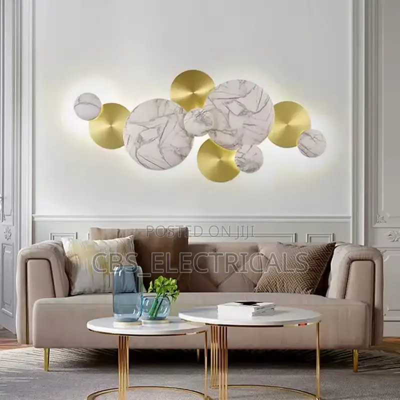 Modern Geometric Wall Art Sconces