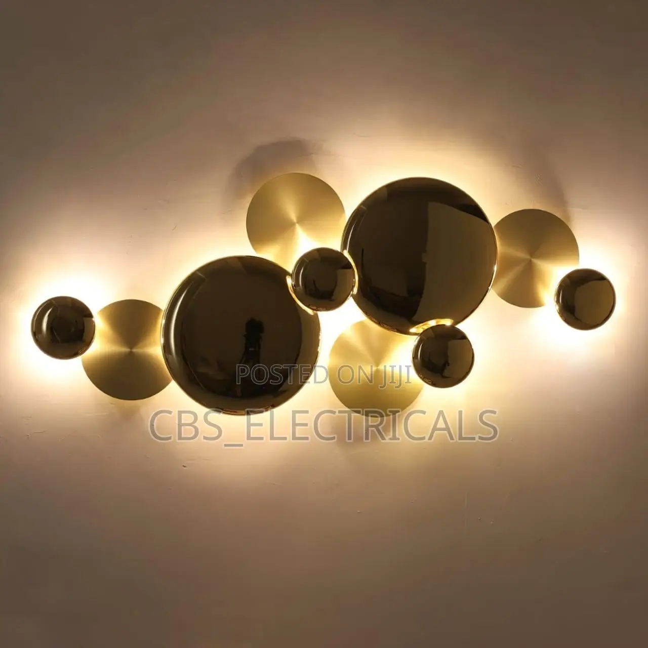 Modern Geometric Wall Art Sconces