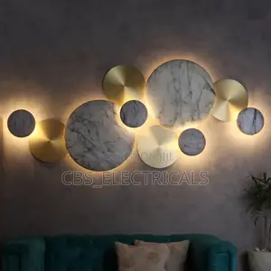 Modern Geometric Wall Art Sconces