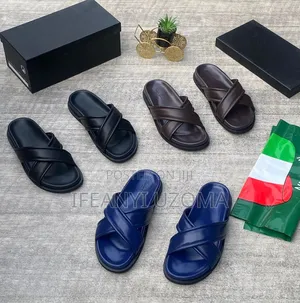 Quality Leather Men Slippers