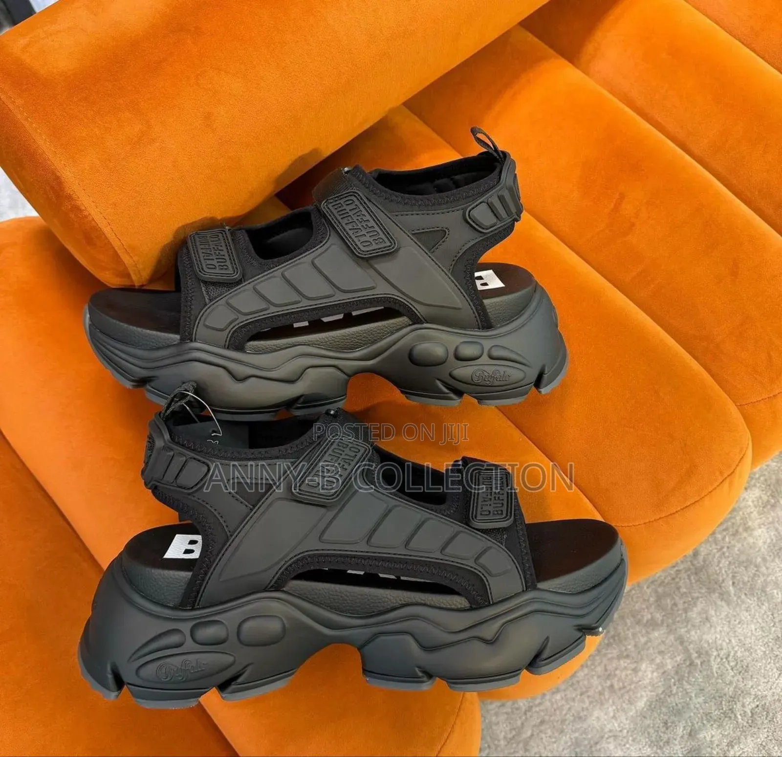 Black Buffalo Men Sandals