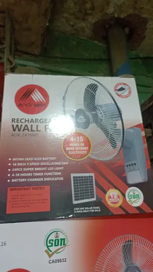 Wall Rechargeable Fan