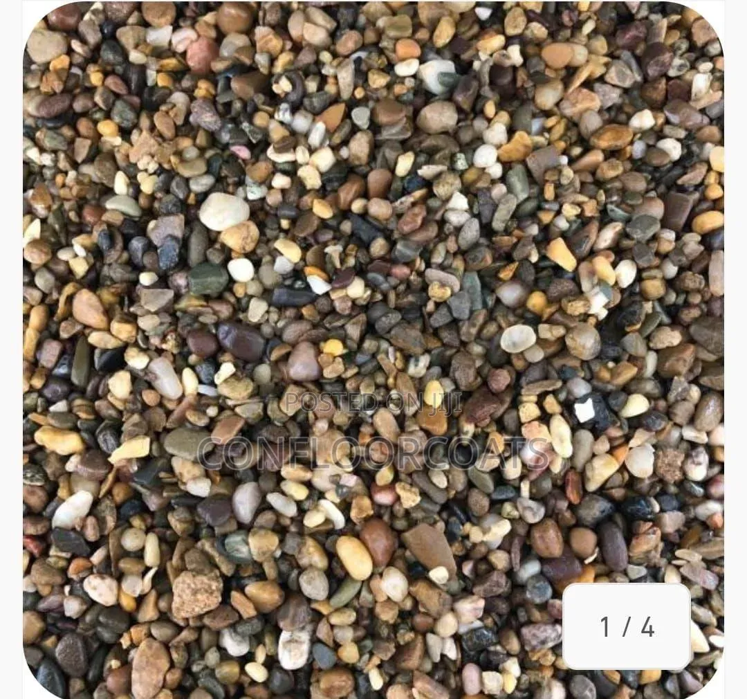 Resin Bond Stone Floor / Epoxy Pebble Stone Floor