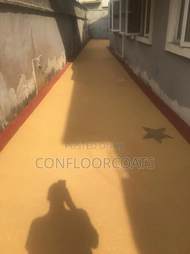 Resin Bond Stone Floor / Epoxy Pebble Stone Floor