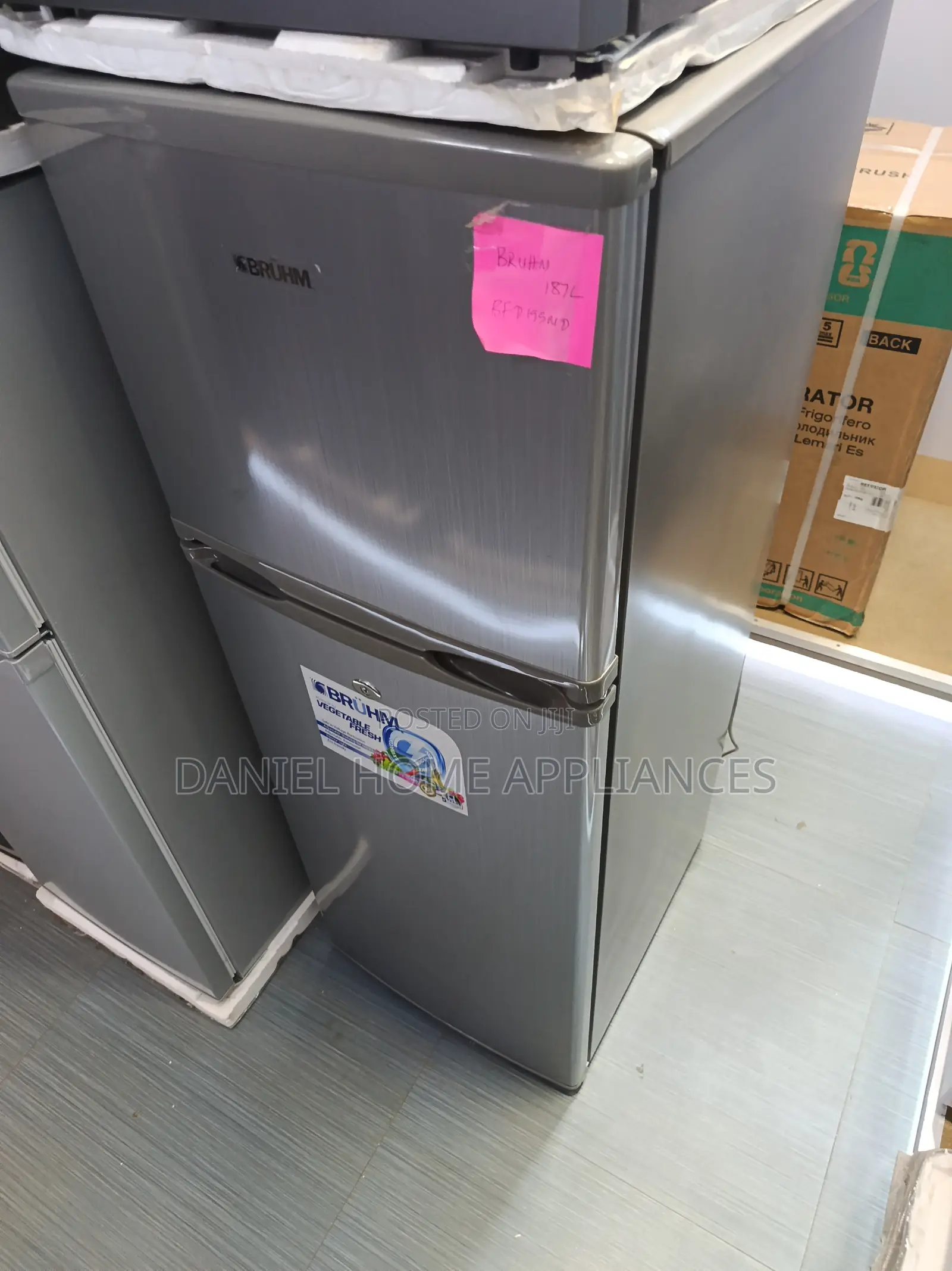 Bruhm Double-Door Refrigerator, BFD-195md Model