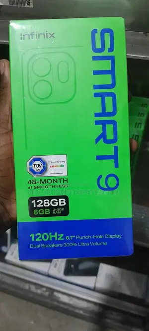 New Infinix Smart 9 128 GB Black