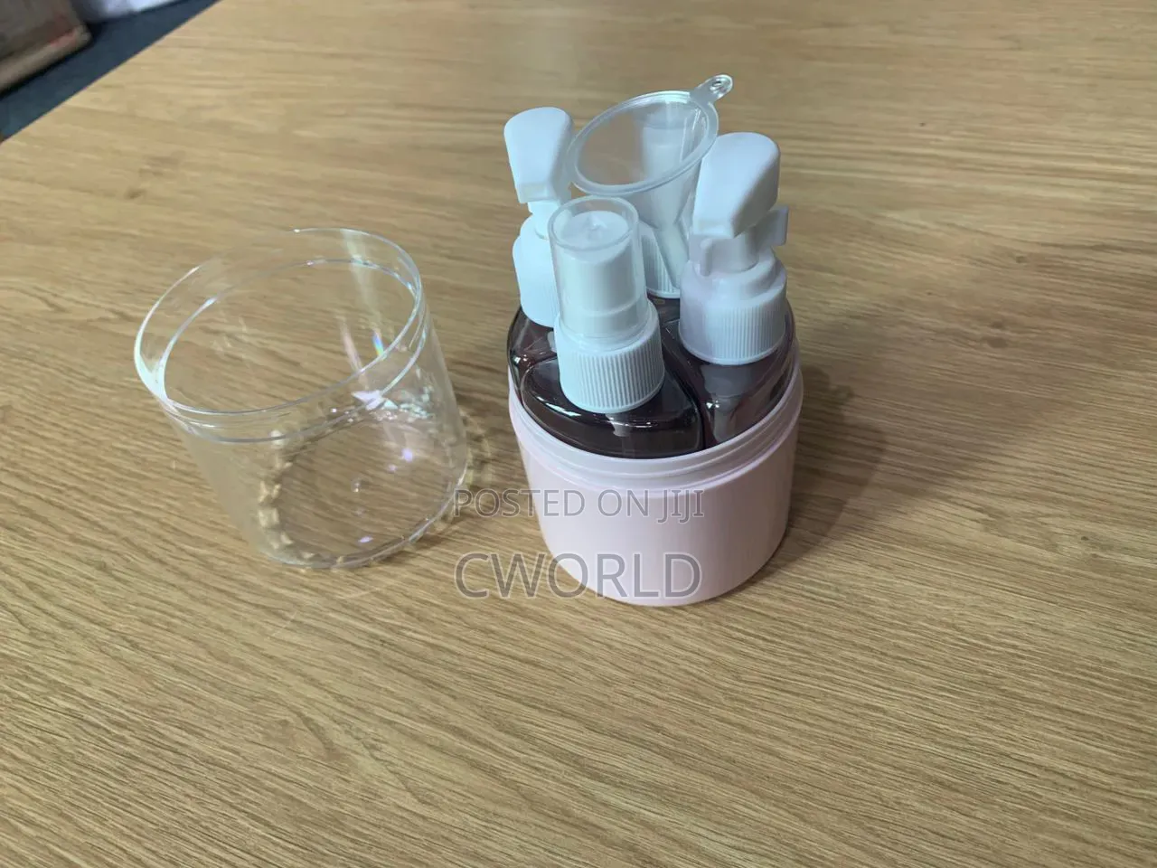 4-piece Portable Travel Bottle Set