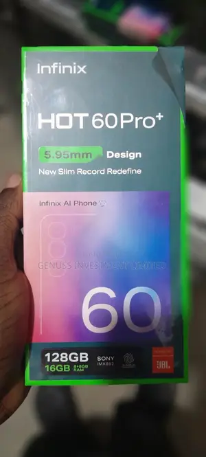 New Infinix Hot 60 Pro+ 128 GB Black